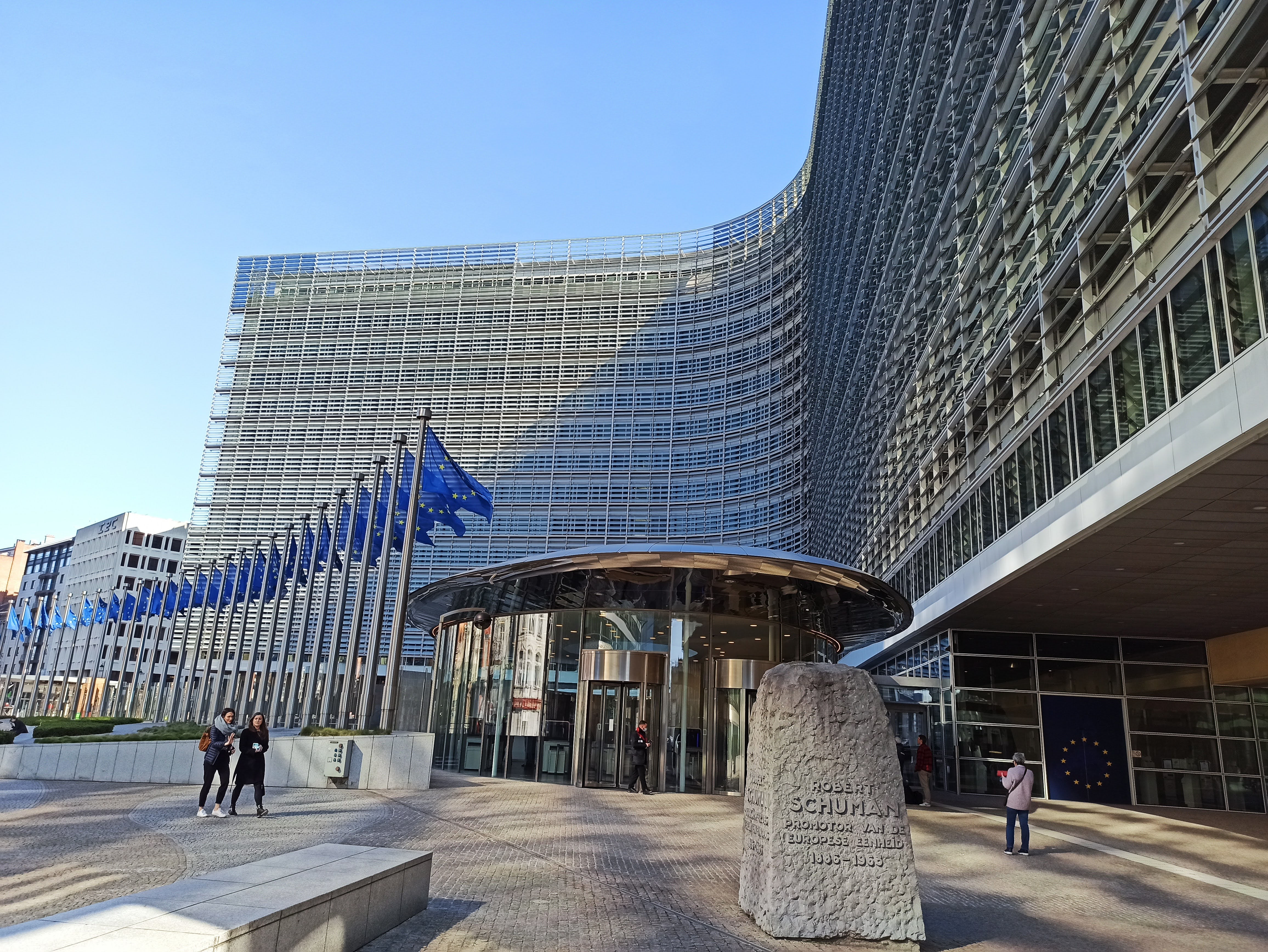 Edificio Berlaymont de la Comisión Europea en Bruselas