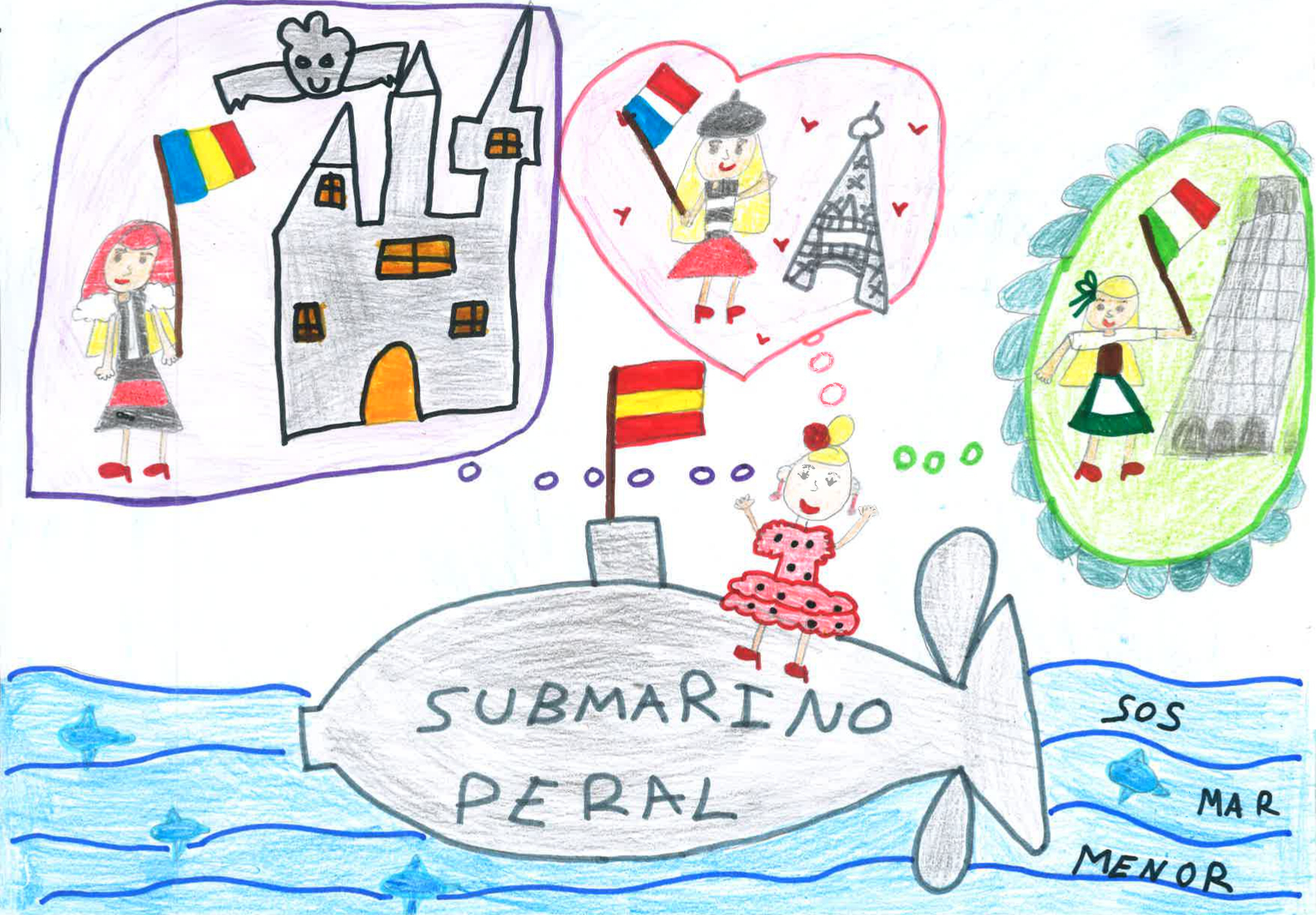 SOS Mar Menor, uno de los dibujos premiados en 2021